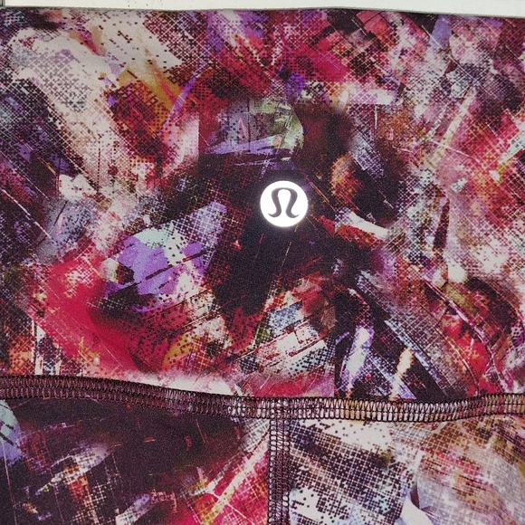 Lululemon Women's Wunder Train HighRise Tights 25" Urbantricity Multi Size 2 EUC - Picture 10 of 14